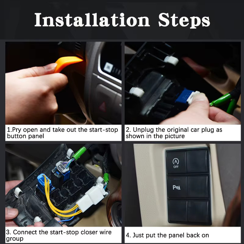 Auto Automatisches Stop-Start-System Sensor für Nissan Tiida C13 und Pulsar in Schwarz - Bild 5