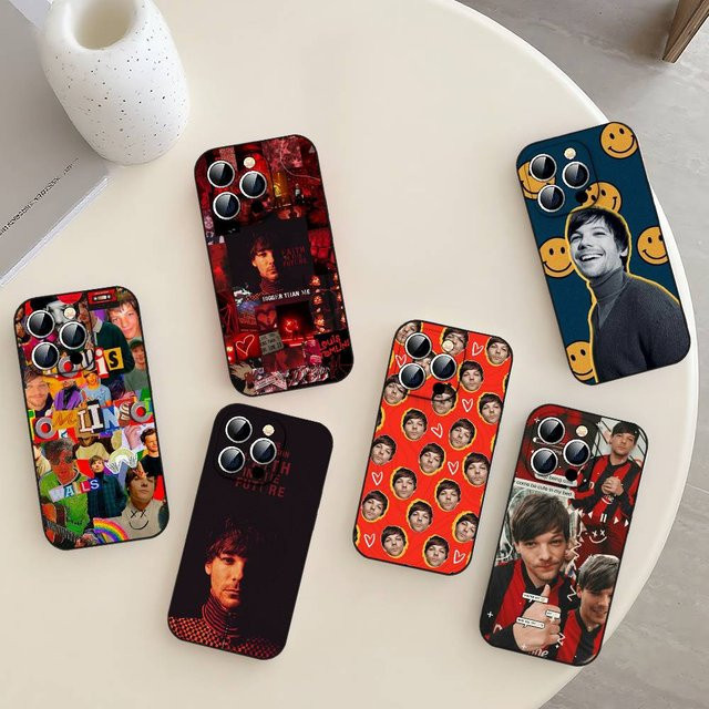 Louis William-T-Tomlinson Silikon Schutzhülle für Apple iPhone in Multicolor - Bild 1