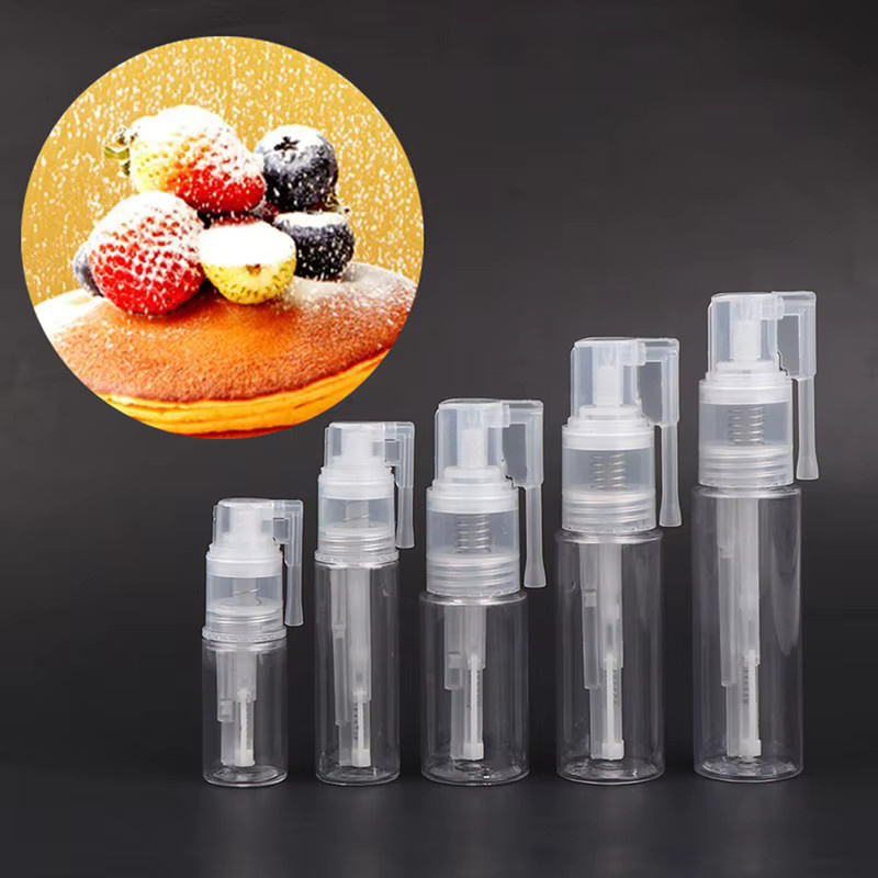 Nachfüllbare Glitzer-Sprühflasche aus Kunststoff in Transparent für die Dekoration von Kuchen und Fondant, 14-60ml - Bild 2