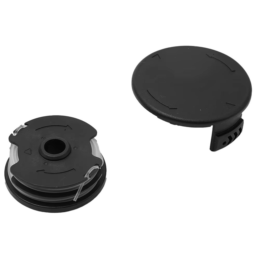 Parkside Kabelloser Rasentrimmer-Spulenkopf mit Fadenbürste für PRTA 20-Li 300 550 50 in Schwarz - Bild 5