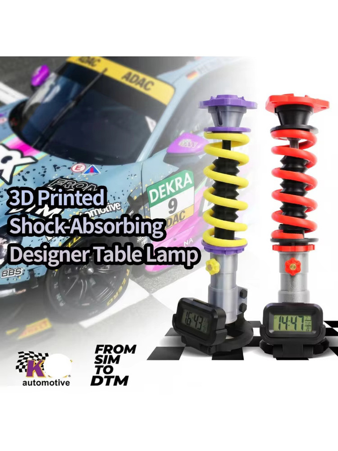 DLY Schreibtischlampe im Industriestil mit Touch-Funktion und USB-Anschluss, dekoratives Nachtlicht in Rot und Mehrfarbig für das Kinderzimmer - Bild 5