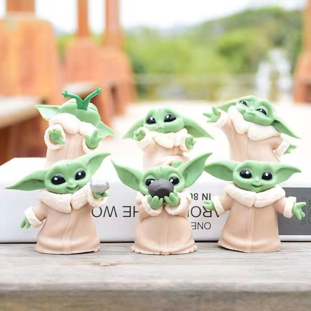 Hasbro Star Wars Baby Yoda Darth Action Figuren, 6-teiliges Set - Bild 1