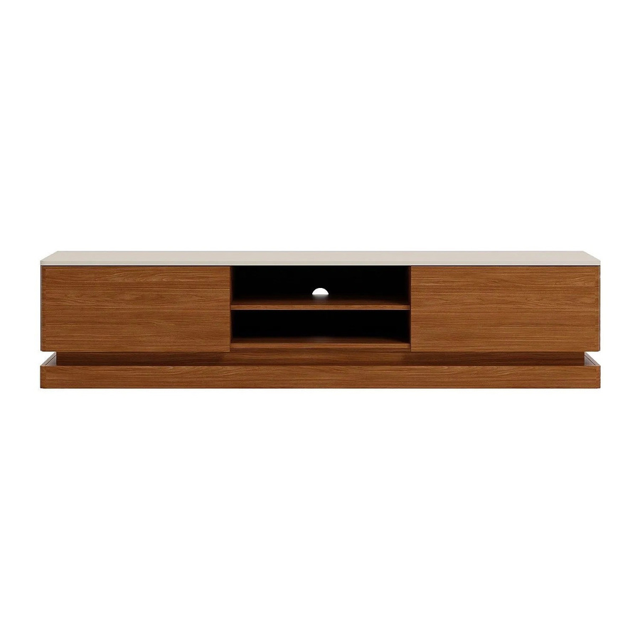 Vente-unique TV-Board Devika in Beige und Braun mit integrierter Beleuchtung, Breite: 190 cm, Tiefe: 40 cm, Höhe: 44 cm - Bild 2