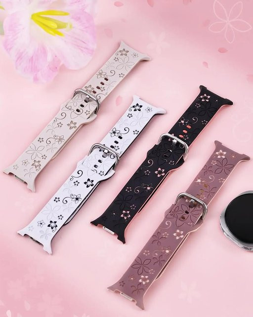 Uhrenarmband Silikon, Edelstahl, Unisex, für Samsung Galaxy Watch 8/8 Classic - Bild 1