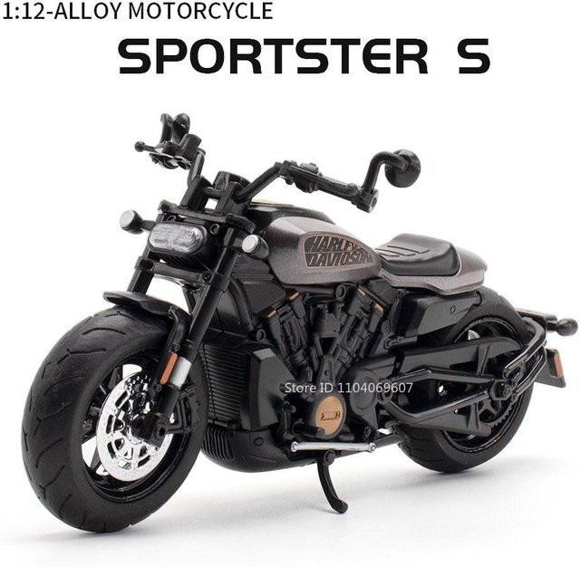 Linyi toy car Sportster R1 Legierung Motorrad, 1:12, ab 14 Jahren - Bild 1