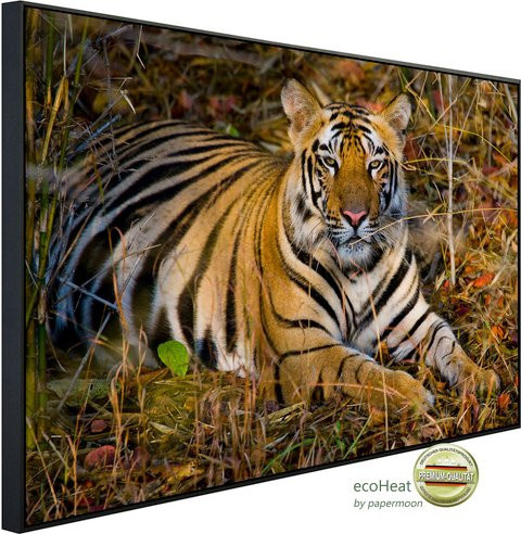 papermoon Infrarotheizung EcoHeat Tiger in Bunt mit Matt-Effekt, App-Steuerung und Überhitzungsschutz - Bild 1