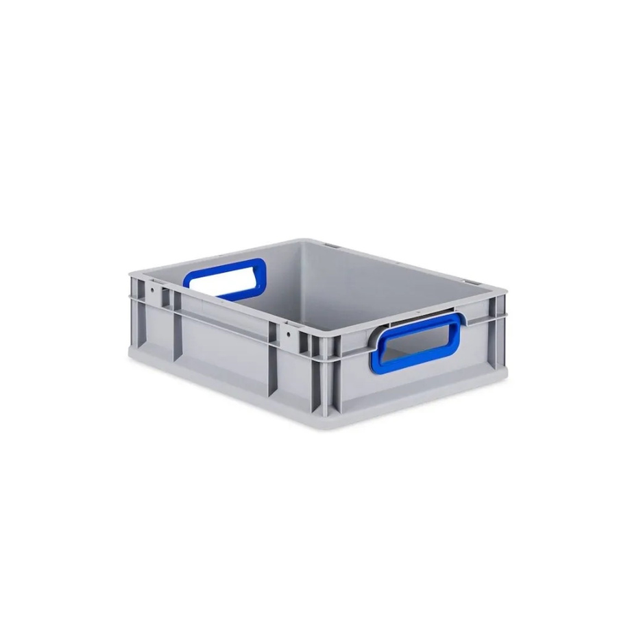 PROREGAL Eurobox Nextgen Color Transportbox mit Griffen, Blau, H x B x T: 12 x 30 x 40 cm, 11 Liter - Bild 2