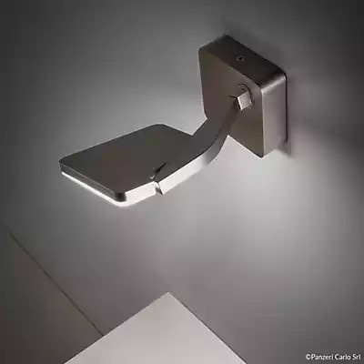 Panzeri Jackie LED Wandleuchte in Weiß aus Metall für modernes Design - Bild 1