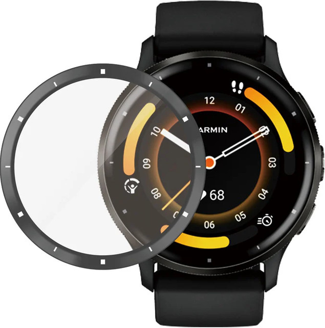 Garmin Displayschutz PanzerGlass, transparent, Schwarz, Silikon - Bild 1