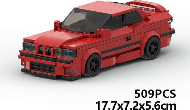 MOC Klassisches Rennauto, Bausteine Modell, ab 14 Jahren - Bild 1
