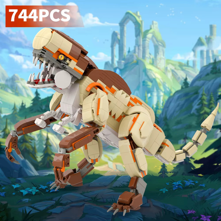 Creative Expert Dinosaurier-Bausteinset, Indominus Rex, Triceratops und Tyrannosaurus Rex Modellsteine - Bild 2