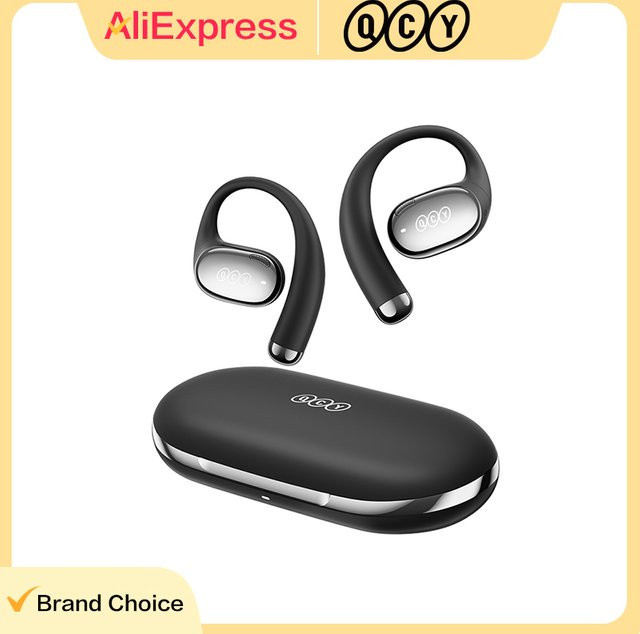 QCY Crossky R70 BH24CT02A Open-Ear Bluetooth 6.0 Kopfhörer in Schwarz mit Hi-Res LDAC, Bass Boost und Spatial Sound - Bild 1