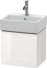 Duravit L-Cube Waschtischunterschrank wandhängend, Farbe Weiß hochglanz, B/T/H: 43,4 x 34,1 x 40 cm - Bild 1