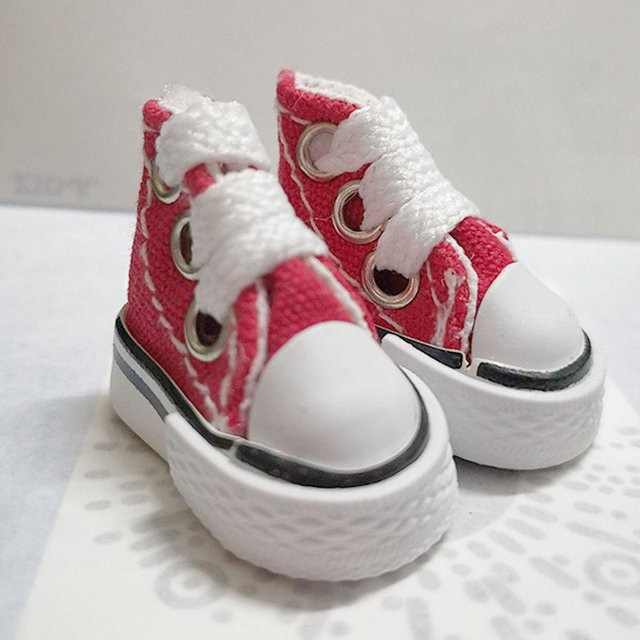 PRELEXT Puppenschuhe, Sneaker Zubehör, rot, ab 0 Jahren - Bild 1