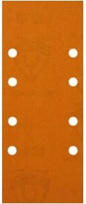 Klingspor PL 31 B Schleifstreifen mit Korn 120 und Lochform GL9, Farbe Orange, B: 93 mm, H: 230 mm, T: 23 mm - Bild 1