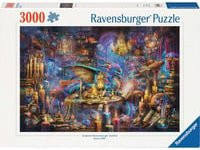 Ravensburger Puzzle Drachenbibliothek 3000 Teile - Bild 1