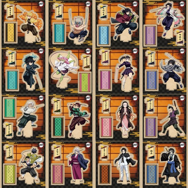 Bandai Demon Slayer, 2D Acryl Doppelschichtige Display-Tafel, Bunt / Mehrfarbig - Bild 1