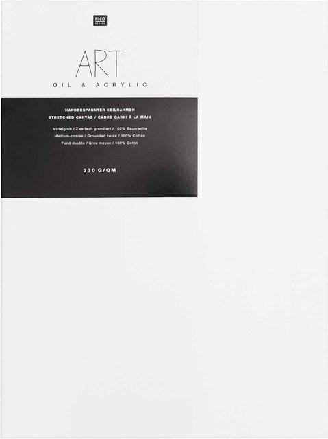 Rico Design ART Keilrahmen aus Baumwolle B: 50 cm, H: 70 cm - Bild 1