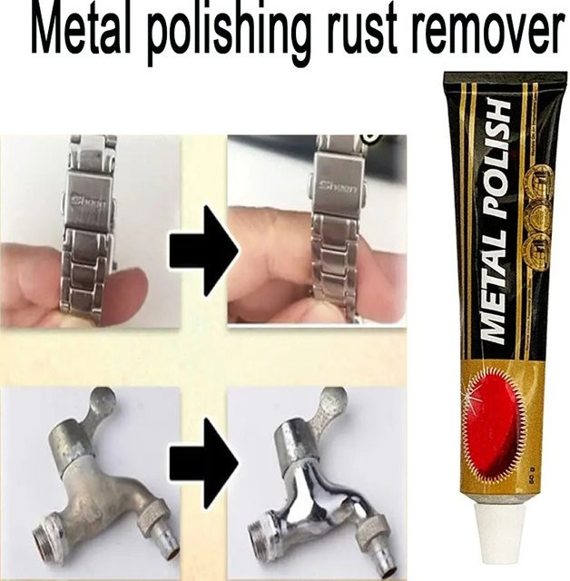 Edelstahl Polierpaste zur Rostentfernung und Metallpolitur für Messer, Uhren und Edelstahl mit 75 ml Inhalt - Bild 1