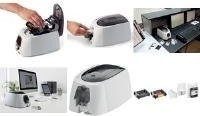 Durable DURACARD ID 300 Kartendrucker Thermaldruck mit USB-A Anschluss in Grau und Weiß - Bild 1