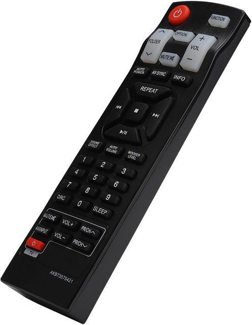 LG Alternative Audio-Fernbedienung für Soundbar NB3530A NB4530A in Schwarz - Bild 1