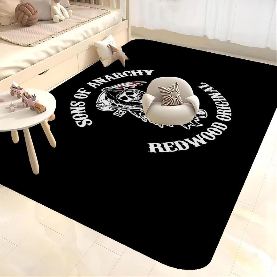 Sons Of Anarchy Fußmatte rutschfest und wasserabsorbierend, Farbe: Schwarz, B/T: 60 x 40 cm - Bild 4