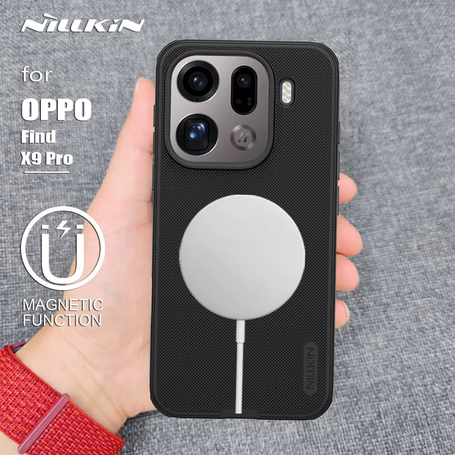 Nillkin Magsafe Magnetic Frosted Shield 360PC TPU Bumper Hülle für OPPO Find X9 Pro 5G in Schwarz - Bild 2