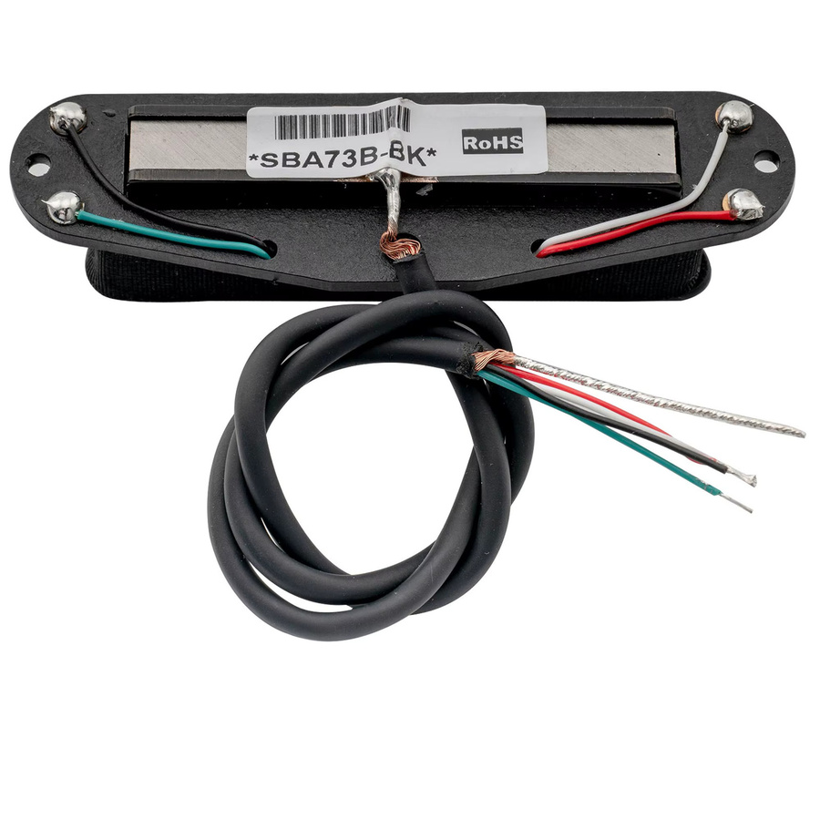 Artec SBA73 Alnico 5 Rail Blade Humbucker All Position Pickup 12K für E-Gitarre im ST-Stil, Schwarz - Bild 3