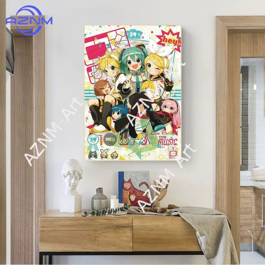 KAYOU Anime Hatsune Miku Poster Illustration in Mehrfarbig für deine Wanddekoration - Bild 2