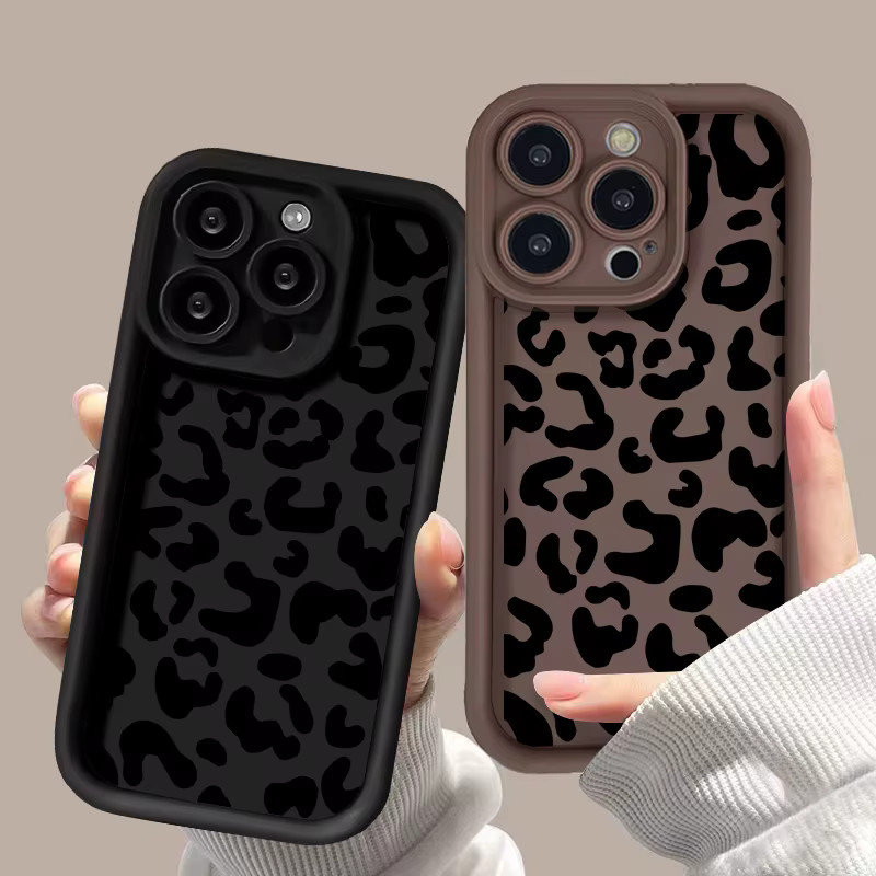AKABEILA Stoßfeste TPU-Handyhülle mit Leoparden-Design für iPhone 11 bis iPhone 18 Pro Max und Air Modelle - Bild 1