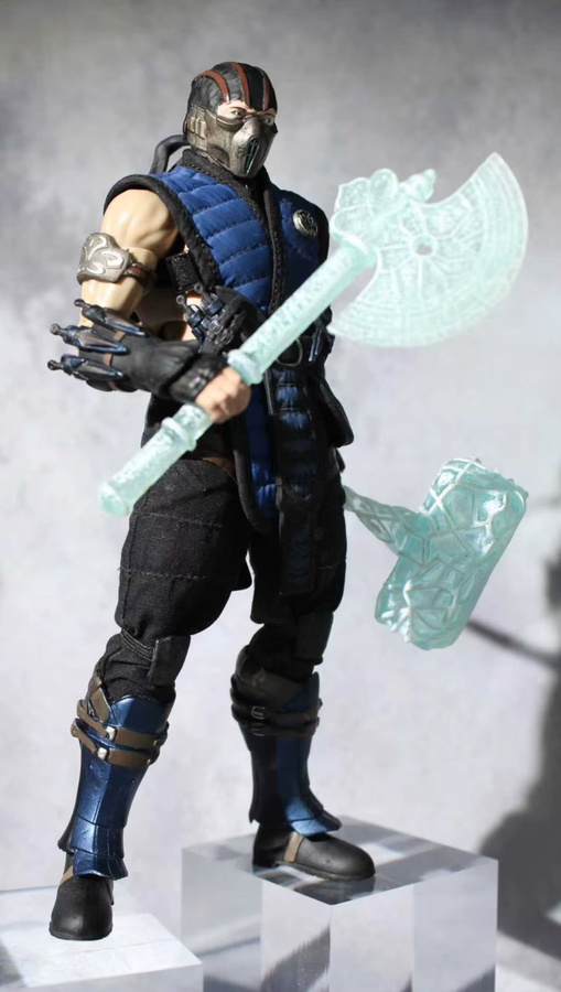 Bandai Mortal Kombat Sub-Zero Action Figur, Blau, Einzelfigur - Bild 4