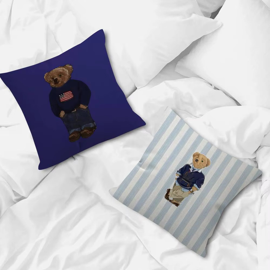 Beast Kingdom Flauschiger Bären-Polo Kissenbezug als dekorative Kissenhülle für dein Sofa - Bild 2