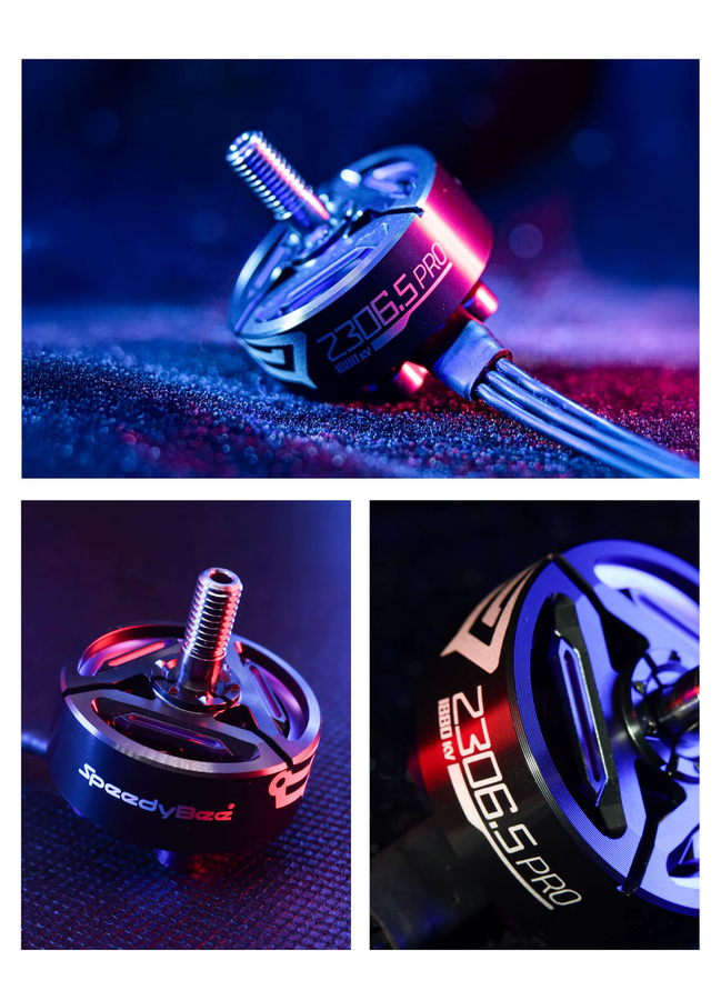 SpeedyBee BeeStorm 2306.5 PRO 1880KV Motor für 5 Zoll FPV Drohnen, 4S 6S Bürstenlos für Racing und Freestyle RC Quadcopter - Bild 4