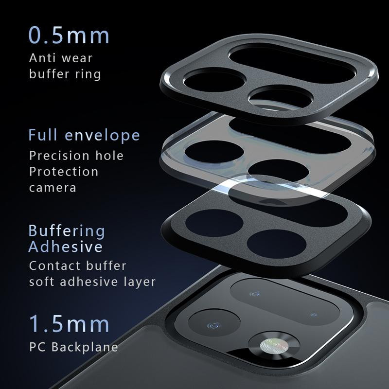 Stoßfeste Realme 16 Pro Plus 16 Pro Hülle aus mattem PC und TPU in Transparent mit Anti-Fingerabdruck-Beschichtung - Bild 5
