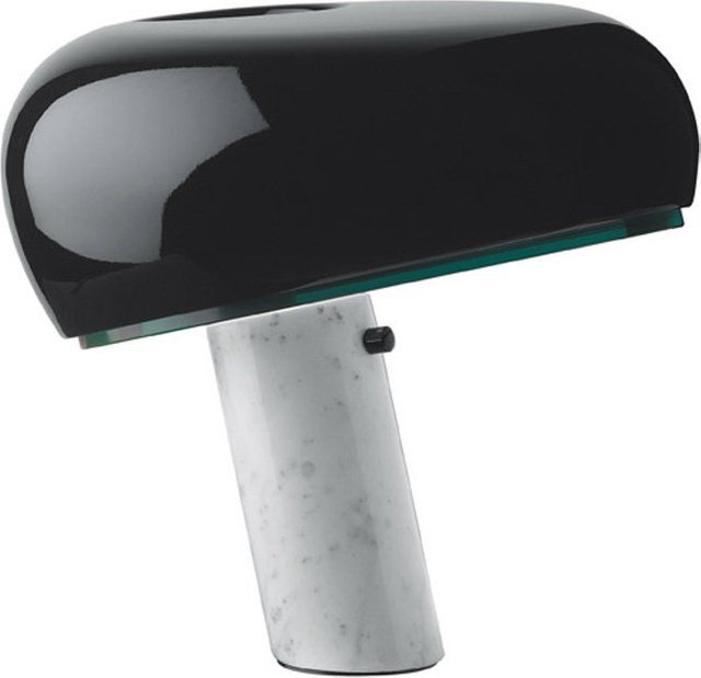 Flos Snoopy Tischleuchte in Schwarz aus Marmor und Metall mit E27 Fassung - Bild 1