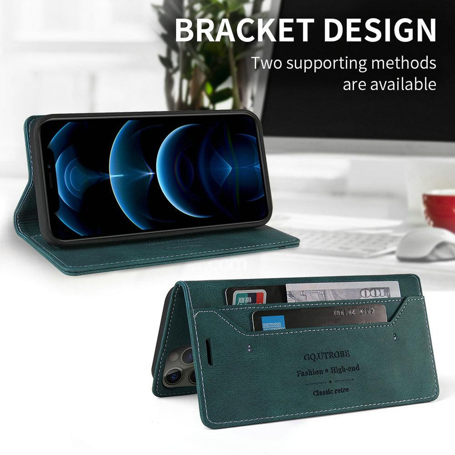 Leder Flip Cover Buchschale mit RFID-Schutz für Samsung Galaxy A23 A33 A53 5G, A52s A73 A13 A12 A03s in verschiedenen Farben - Bild 5