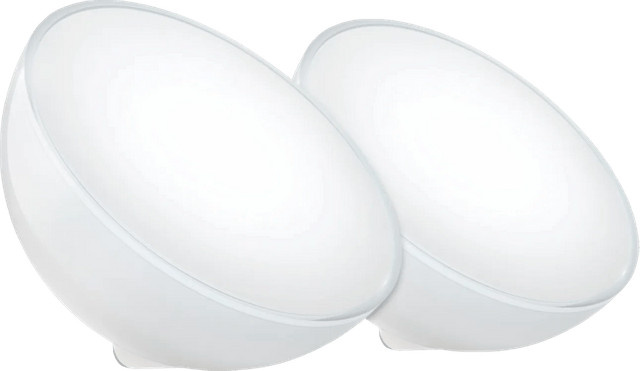 Philips Hue Go White & Color Doppelpack LED Tischleuchte mit Akku in Weiß und Multicolour - Bild 1