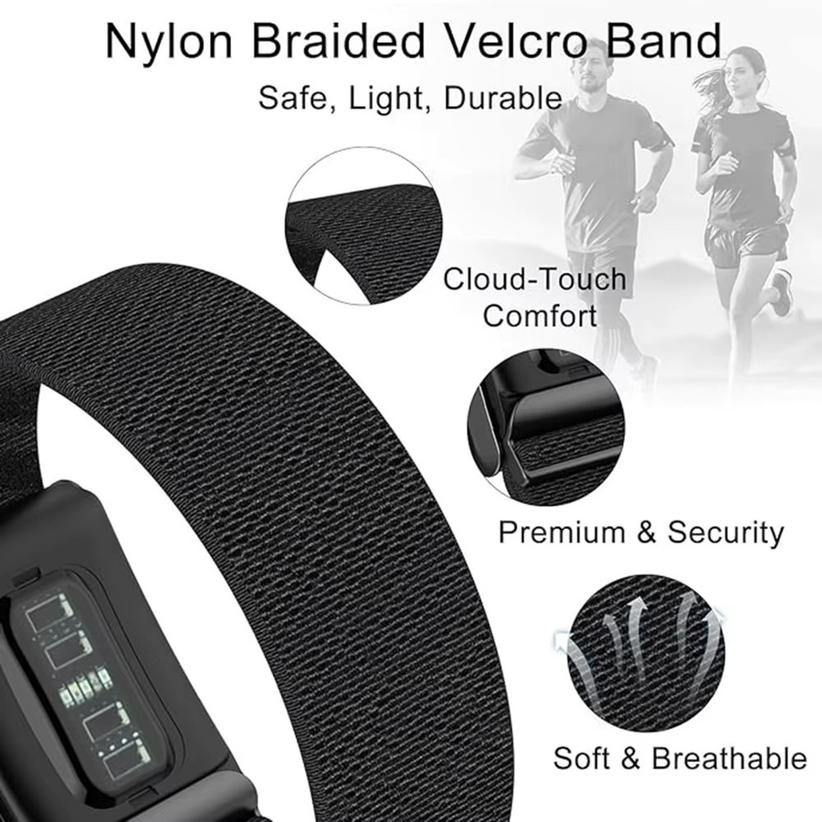 Konouyouko Bizepsband für Whoop 5.0 und Whoop 5.0MG aus atmungsaktivem Nylon, verstellbares Unisex-Armband - Bild 3