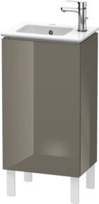 Duravit L-Cube Waschtischunterschrank in Grau Hochglanz mit Glastüren, Wandmontage, B/T/H: 42 x 29,4 x 70,4 cm - Bild 1
