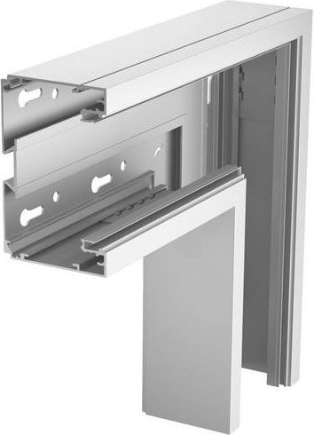 Rehau Flachwinkel in Silber B: 27 cm, T: 7 cm - Bild 1