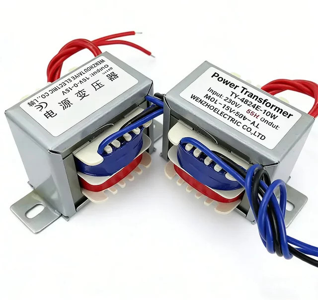 Einphasiger Leistungstransformator mit AC 220V Eingang und variabler Ausgangsspannung von 7,5V bis 16V, 2-Leiter Ausführung - Bild 1