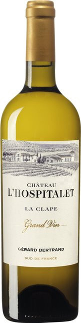 Gérard Bertrand Château Hospitalet Grand Vin Blanc, Weißwein, Roussanne Vermentino Viognier Bourboulenc, 2022, Languedoc-Roussillon, trocken, 0,75 l - Bild 1