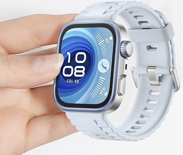 Huawei Uhrenarmband Silikon, Weiß, Unisex - Bild 1
