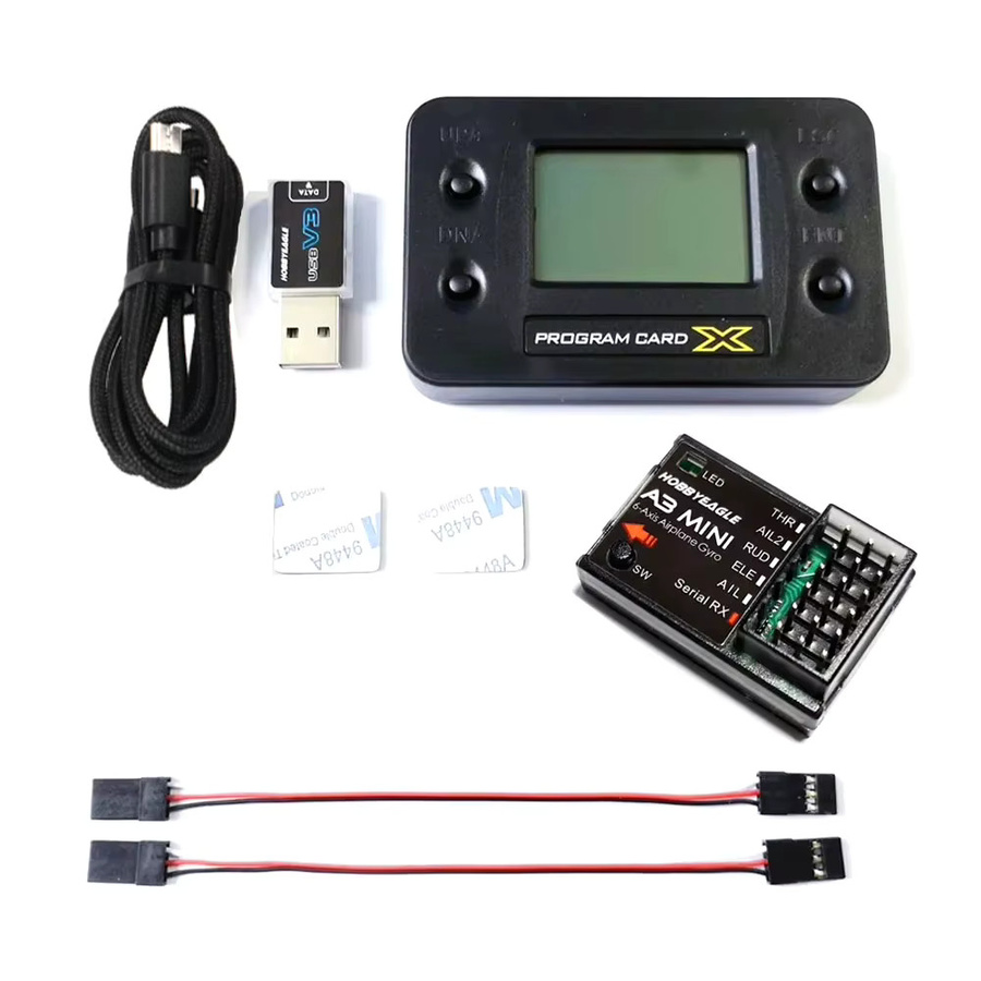 Hobbyeagle A3 Mini 6-Achsen-Gyro-Flugcontroller, Schwarz - Bild 2
