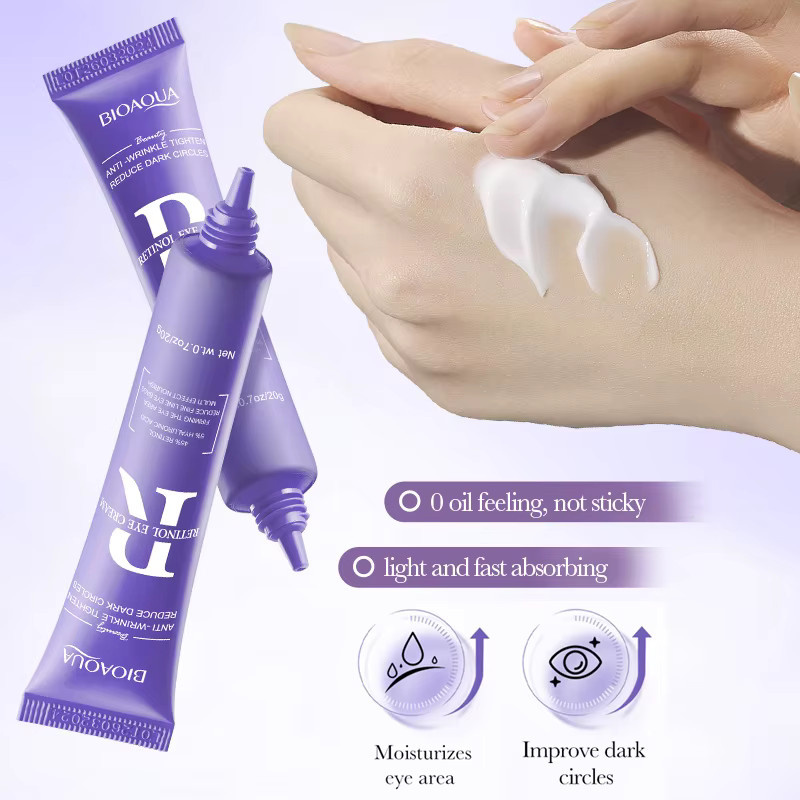 BIOAQUA Retinol Vitamin C Hautpflege-Set, Gesichtscreme und Augencreme - Bild 1