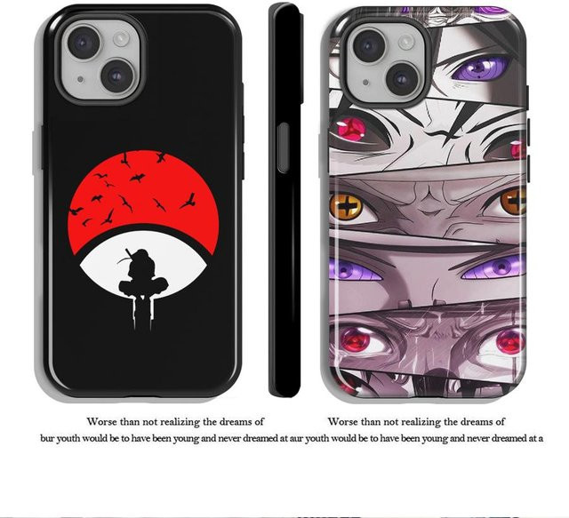 Naruto Handyhülle für Apple iPhone 16 15 14 13 12 Pro Max Plus XS XR Weiche Schutzhülle - Bild 1