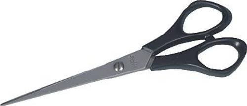 WEDO Universalschere für Rechtshänder aus Edelstahl in Schwarz, 16 cm - Bild 1