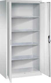 C+P Werkzeugschrank Acurado 7035/7035 in Grau und Weiß mit Türen und Schloss, B/T/H: 195,0 x 93,0 x 50,0 cm - Bild 1