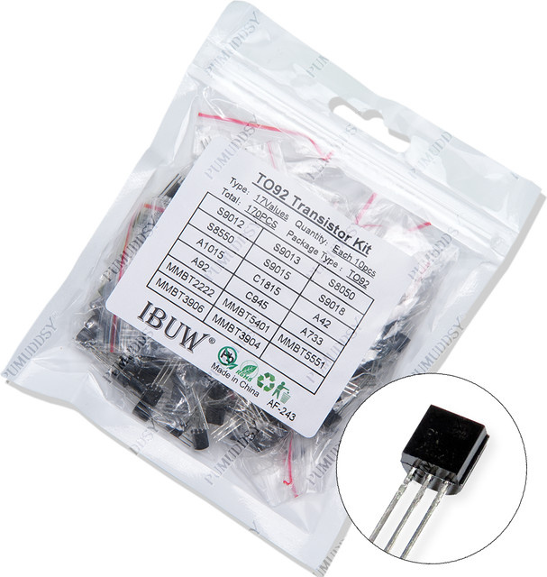 PUMUDDSY Transistor Sortier-Kit mit 170 Stück in Schwarz - Bild 1