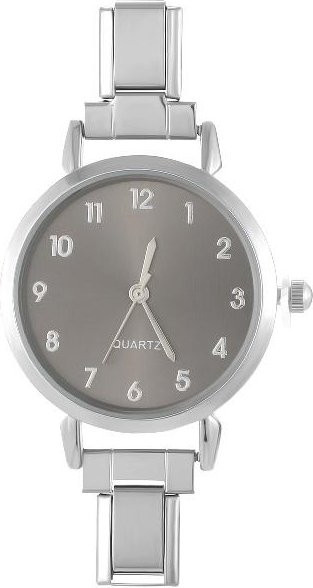 Uhrenarmband Edelstahl, quadratisch, 9 mm, Unisex, Silber - Bild 1